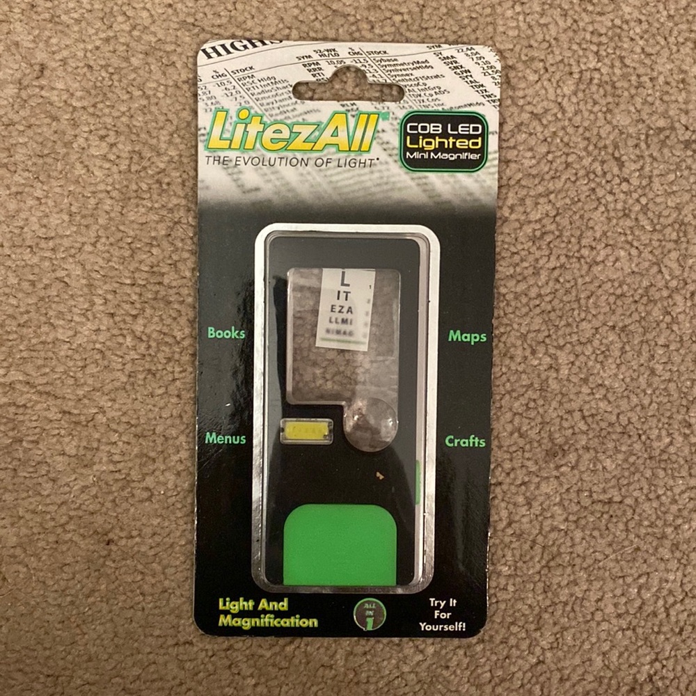 LitezAll COB LED Lighted Mini Magnifier